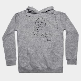 Pumpkin Carving Ghost 1 Hoodie